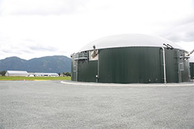 Large digester the size of a building